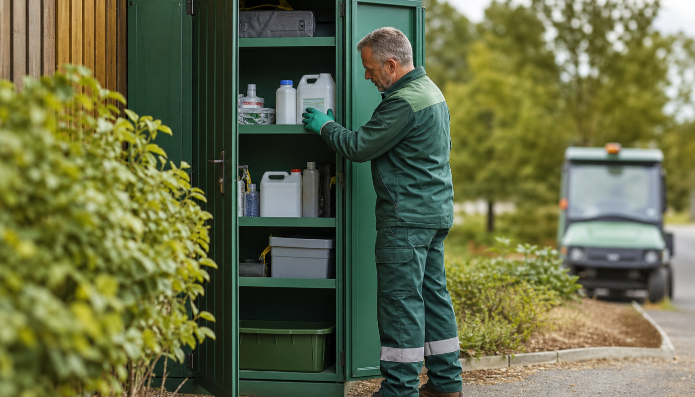 Dans les collectivités, l’armoire phytosanitaire redéfinit la gestion des espaces verts